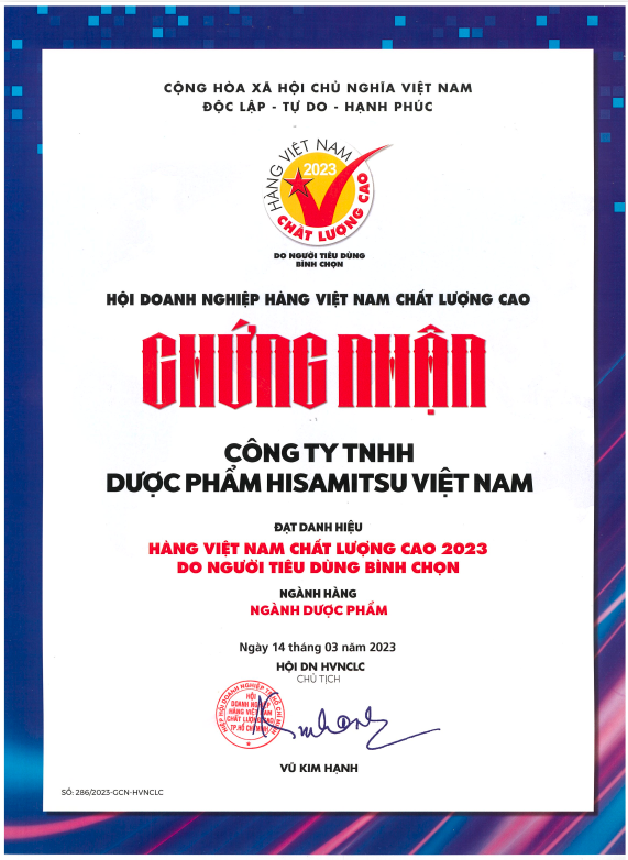 Thành tích đạt được